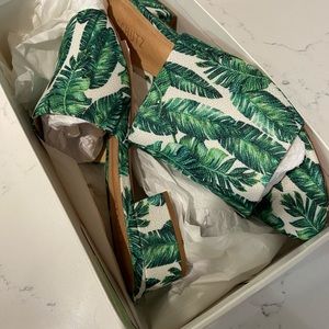 Schutz Jaene Palm shoes NEW IN BOX 9.5